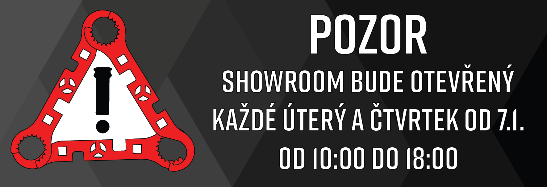 Showroom otevřen každé ÚT a ČT
