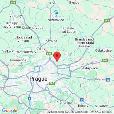 Google map: Košařova 749/23 197 00 Praha 19 - Kbely